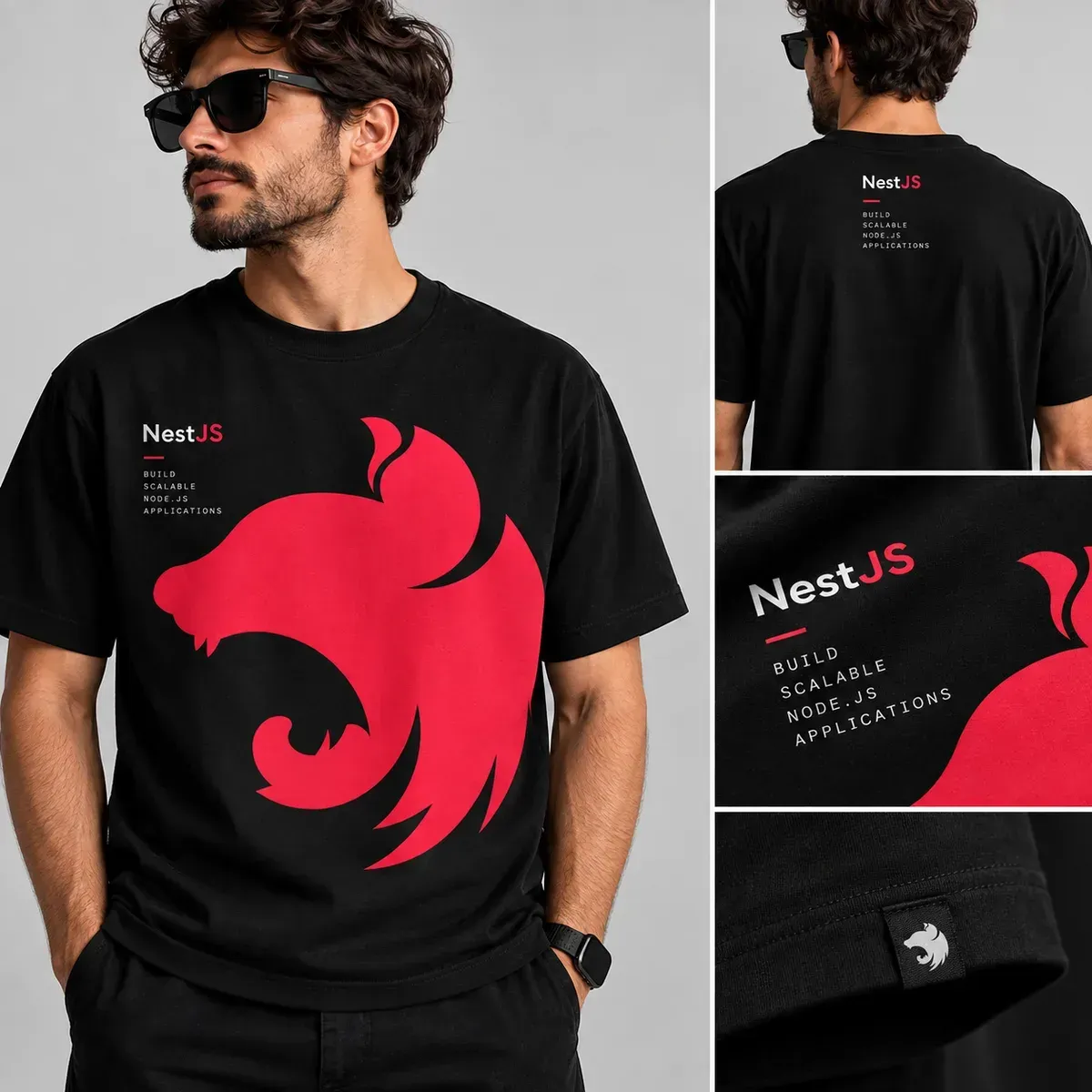 Camiseta NestJS Logo