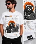 Camiseta Next.js Mascote — imagem 2