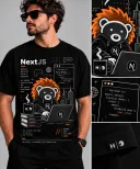 Camiseta Next.js Mascote — imagem 1
