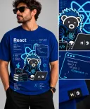 Camiseta React Mascote — imagem 2