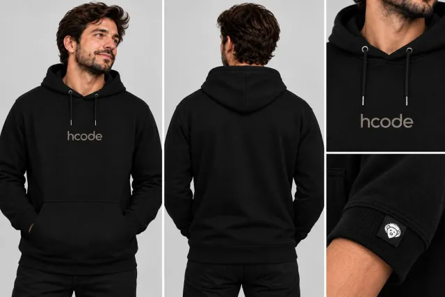 Moletom Canguru Hcode
