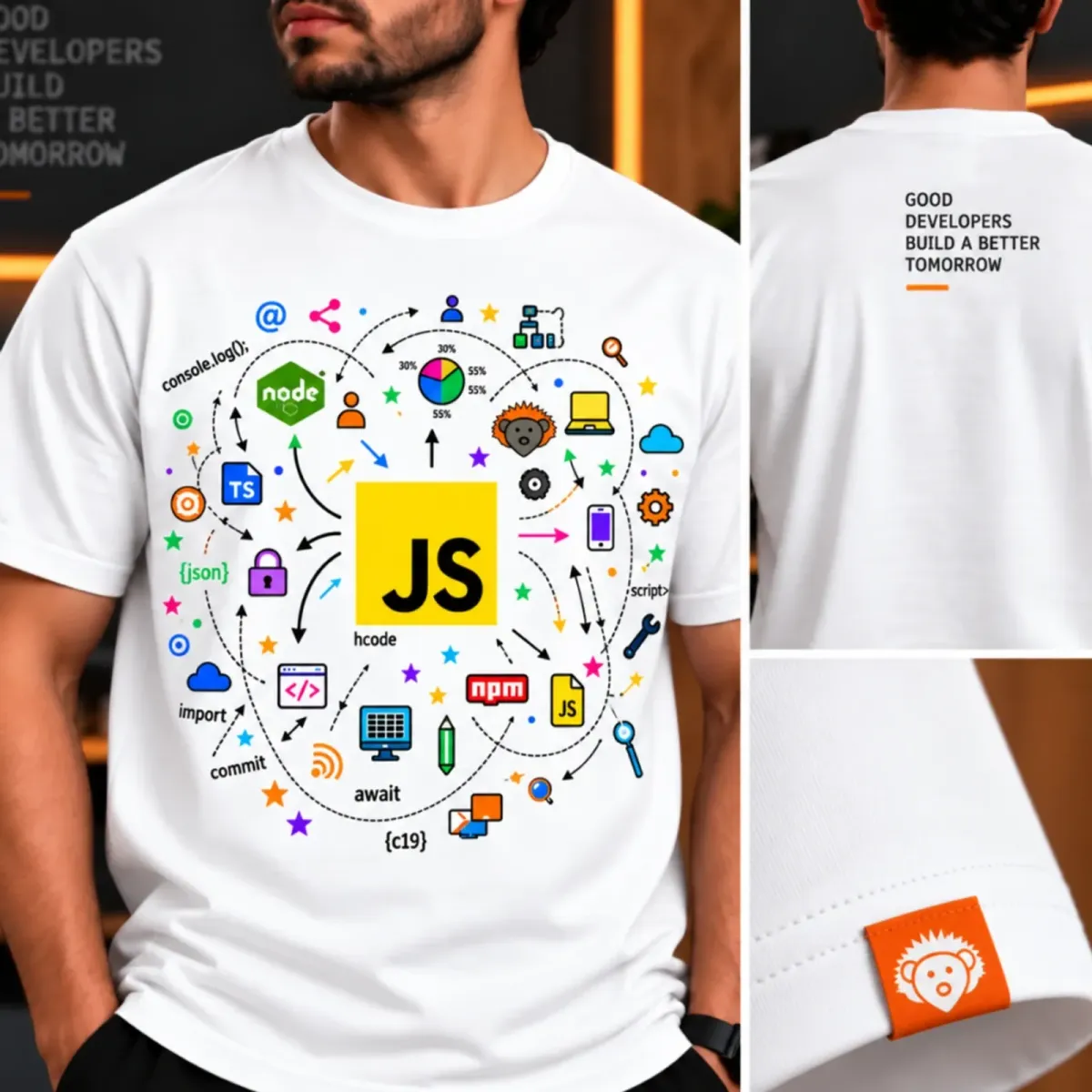 Camiseta Universo JavaScript